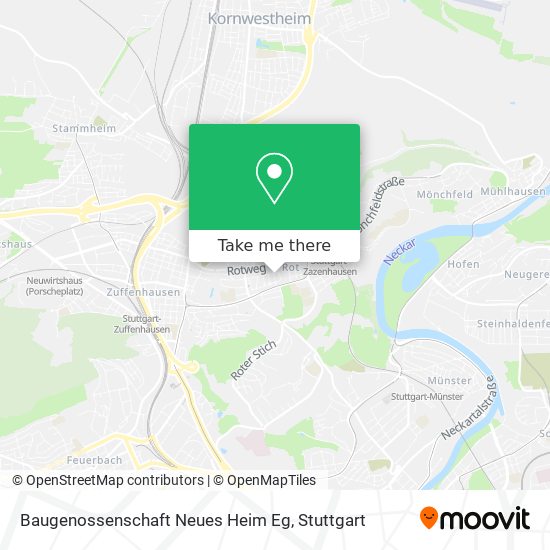 Baugenossenschaft Neues Heim Eg map