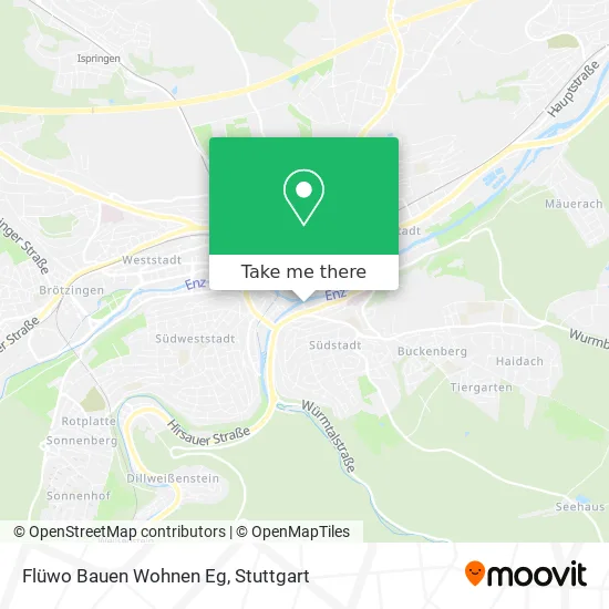 Карта Flüwo Bauen Wohnen Eg