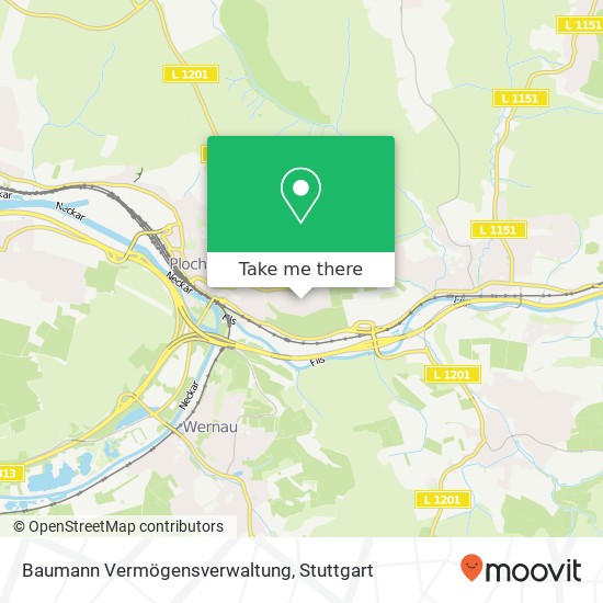 Baumann Vermögensverwaltung map