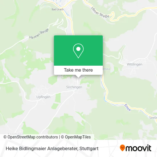 Карта Heike Bidlingmaier Anlageberater