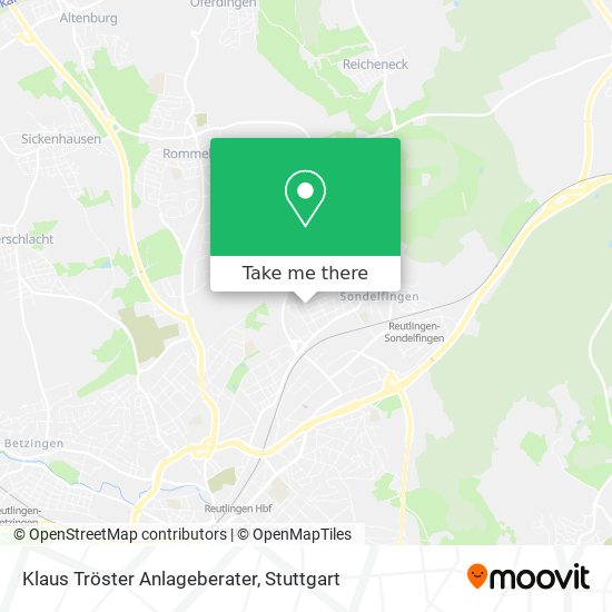Klaus Tröster Anlageberater map