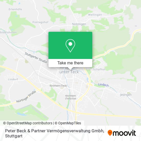 Peter Beck & Partner Vermögensverwaltung Gmbh map