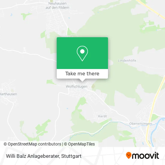 Карта Willi Balz Anlageberater