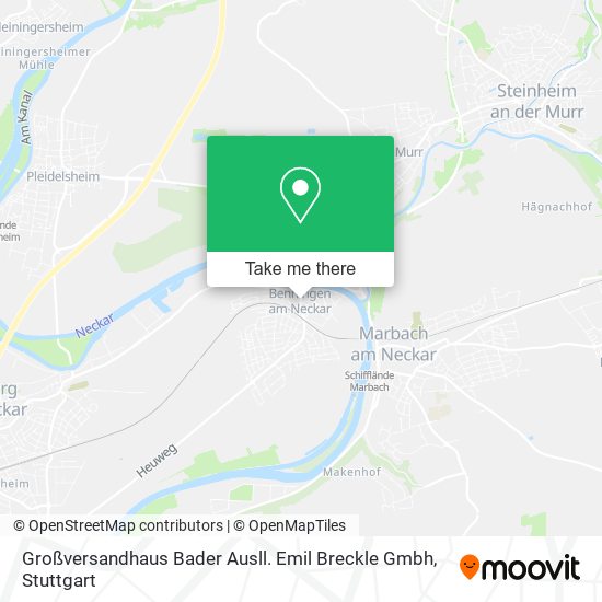 Großversandhaus Bader Ausll. Emil Breckle Gmbh map