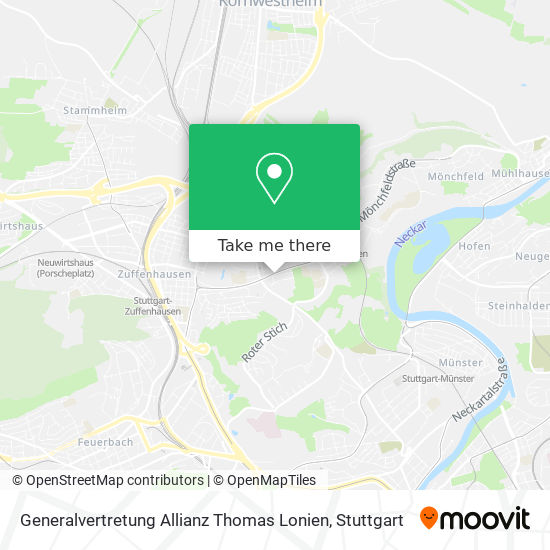 Карта Generalvertretung Allianz Thomas Lonien