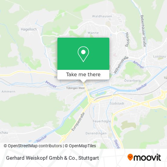 Gerhard Weiskopf Gmbh & Co. map
