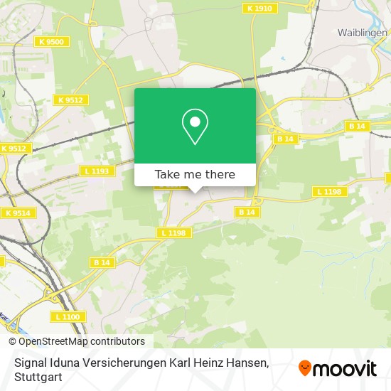 Карта Signal Iduna Versicherungen Karl Heinz Hansen