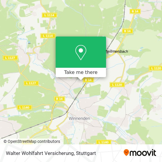 Walter Wohlfahrt Versicherung map