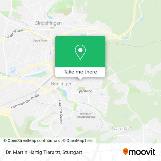 Dr. Martin Hartig Tierarzt map