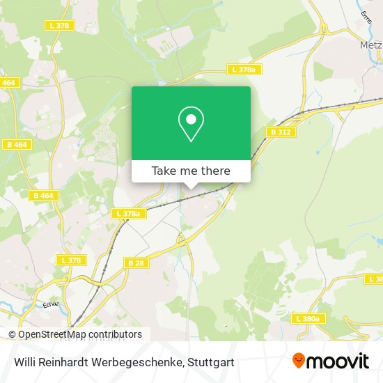 Willi Reinhardt Werbegeschenke map