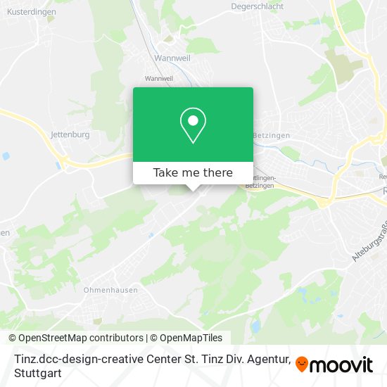 Tinz.dcc-design-creative Center St. Tinz Div. Agentur map