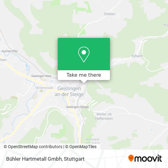 Bühler Hartmetall Gmbh map