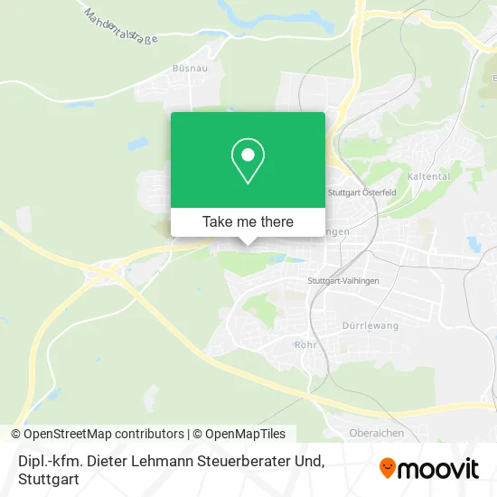 Карта Dipl.-kfm. Dieter Lehmann Steuerberater Und