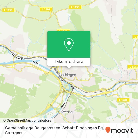 Gemeinnützige Baugenossen- Schaft Plochingen Eg map
