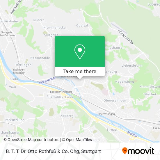 B. T. T. Dr. Otto Rothfuß & Co. Ohg map