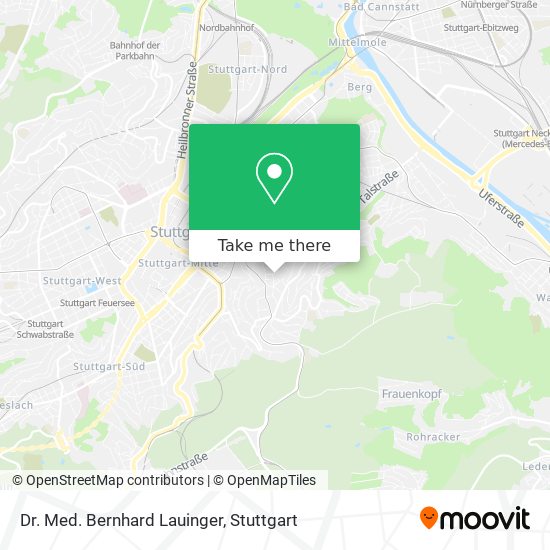 Dr. Med. Bernhard Lauinger map