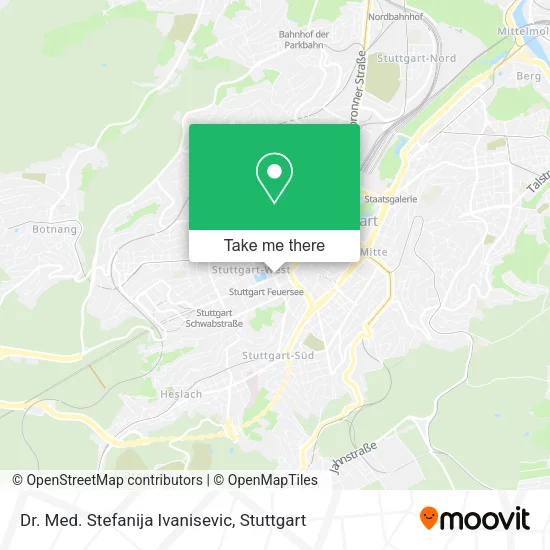 Карта Dr. Med. Stefanija Ivanisevic