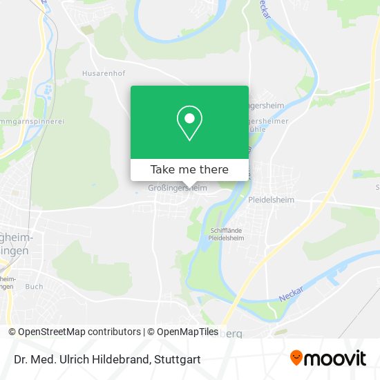 Dr. Med. Ulrich Hildebrand map