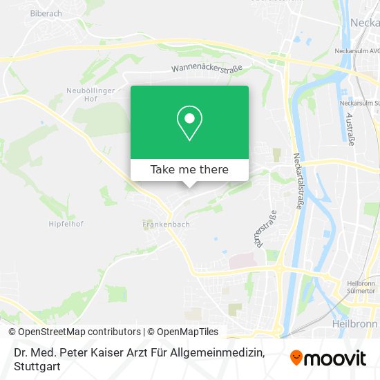 Dr. Med. Peter Kaiser Arzt Für Allgemeinmedizin map