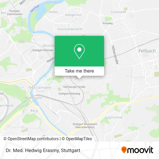 Карта Dr. Med. Hedwig Erasmy