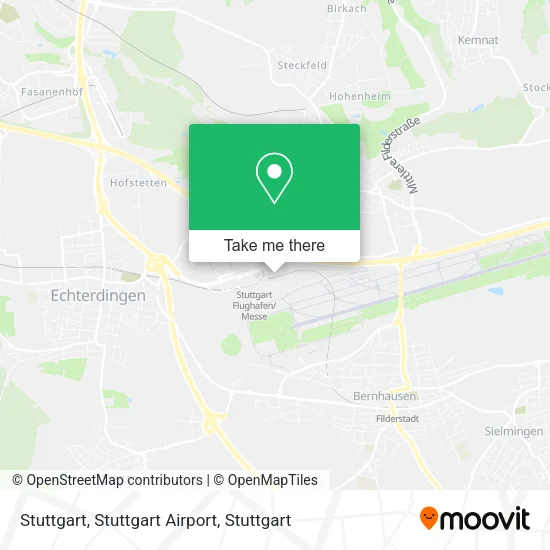 Карта Stuttgart, Stuttgart Airport