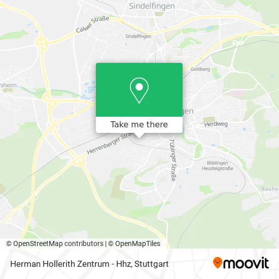 Карта Herman Hollerith Zentrum - Hhz