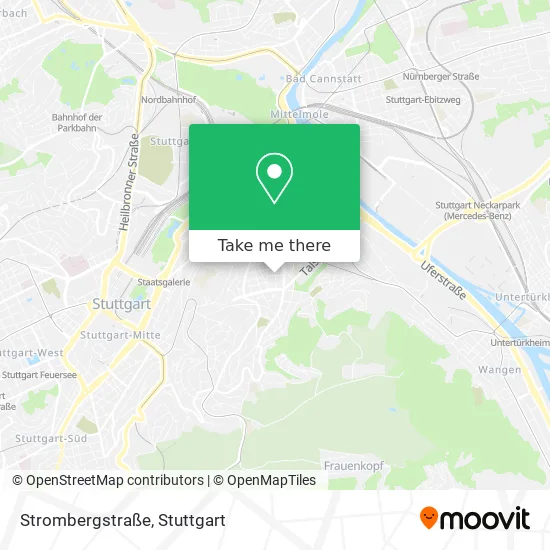 Карта Strombergstraße