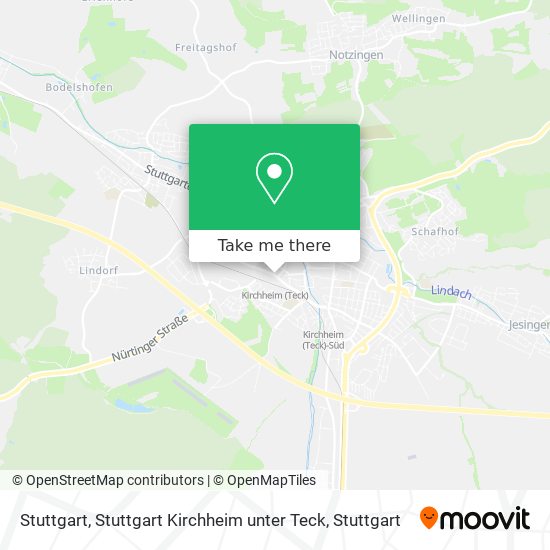 Stuttgart, Stuttgart Kirchheim unter Teck map