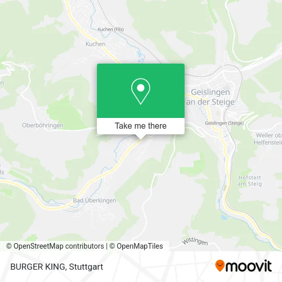 Карта BURGER KING