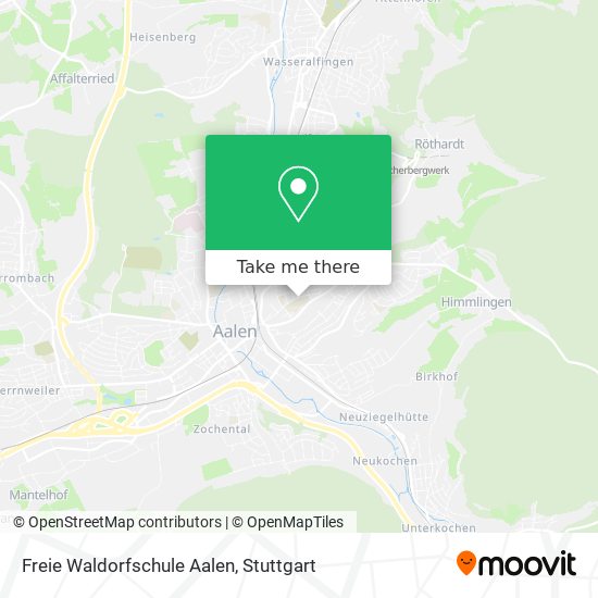 Freie Waldorfschule Aalen map