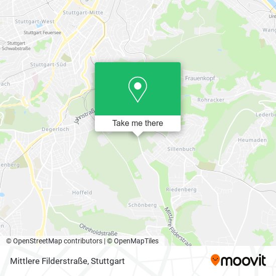 Mittlere Filderstraße map