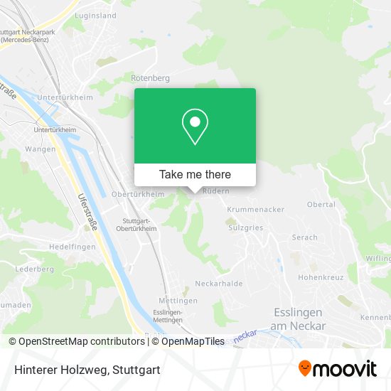 Hinterer Holzweg map