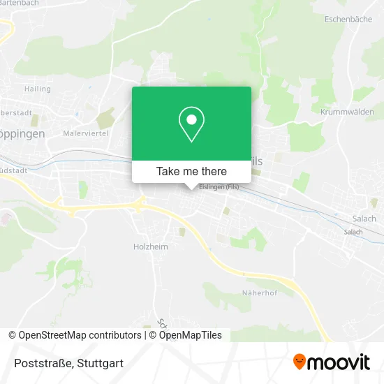 Poststraße map