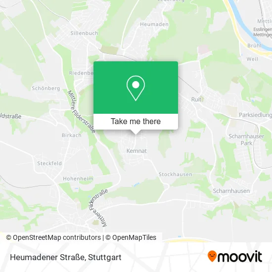 Карта Heumadener Straße