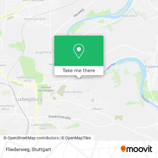 Карта Fliederweg