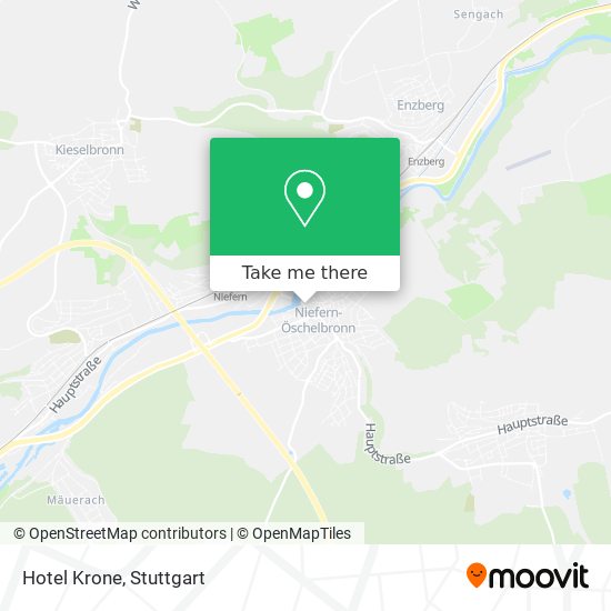 Hotel Krone map