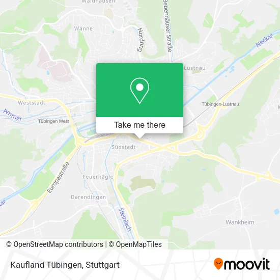 Карта Kaufland Tübingen