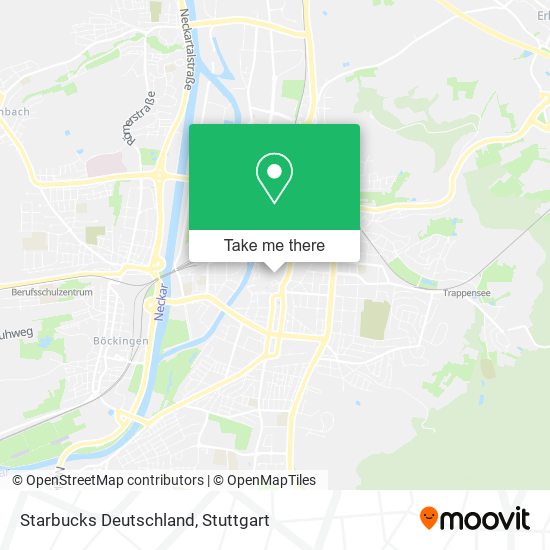 Starbucks Deutschland map
