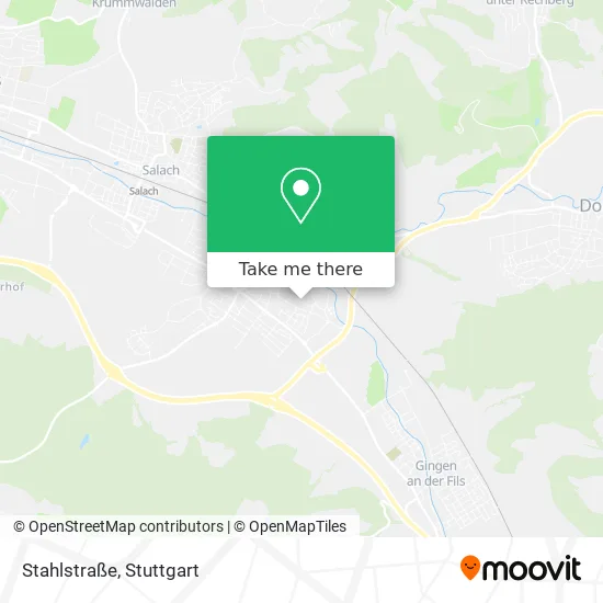 Карта Stahlstraße