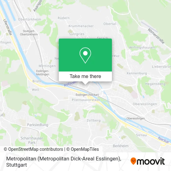 Карта Metropolitan (Metropolitan Dick-Areal Esslingen)