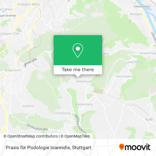 Карта Praxis für Podologie Ioannidis