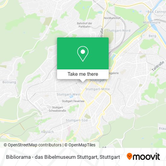Bibliorama - das Bibelmuseum Stuttgart map