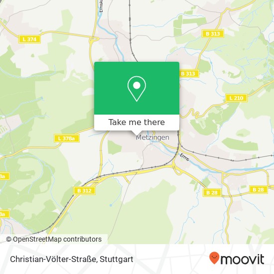Карта Christian-Völter-Straße