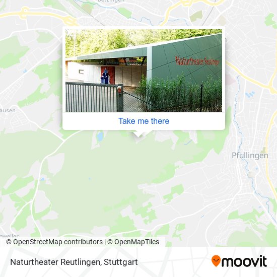 Naturtheater Reutlingen map