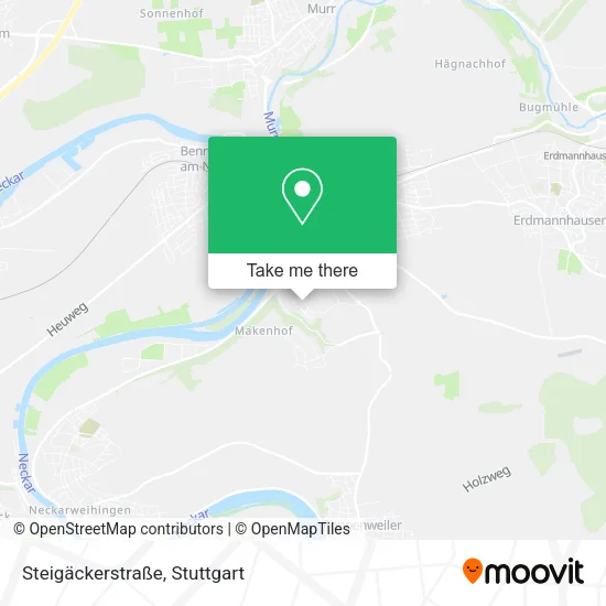 Карта Steigäckerstraße
