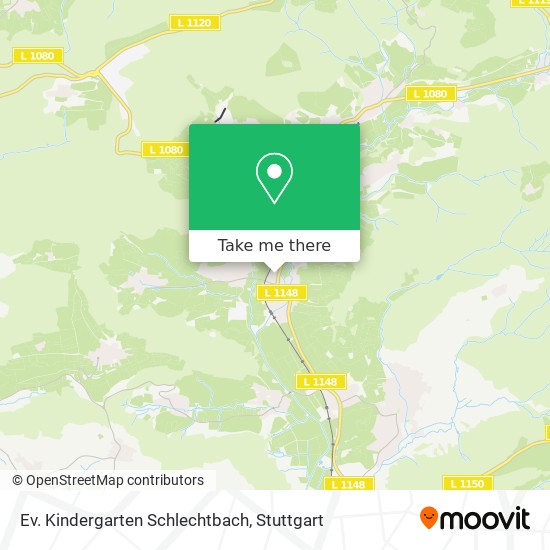 Ev. Kindergarten Schlechtbach map