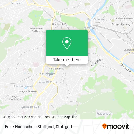 Freie Hochschule Stuttgart map