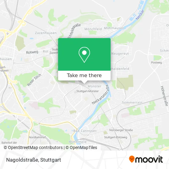 Карта Nagoldstraße