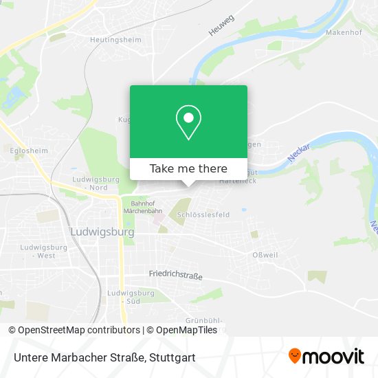 Untere Marbacher Straße map