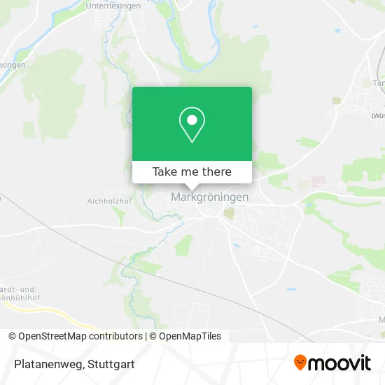 Карта Platanenweg